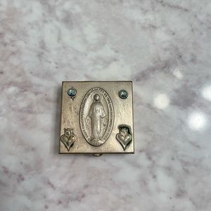 Virgin Saints & Angels Silver Jewelry Box